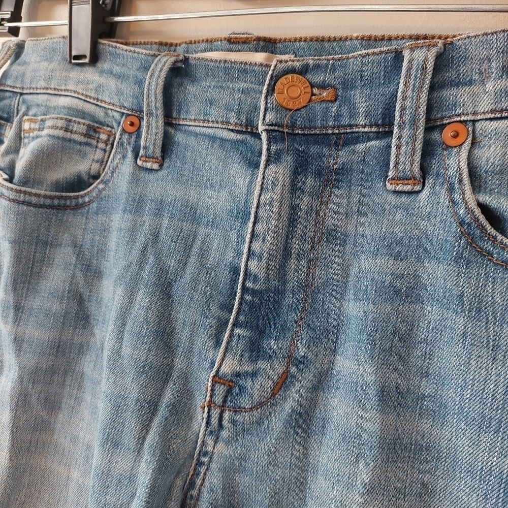 Madewell Denim Blue Jeans Pants Distressed High Riser Skinny Women Size 27 - Picture 7 of 10
